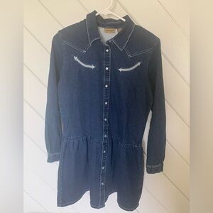Wrangler Dark Blue Denim Dress